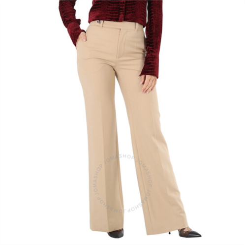 Chloe Ladies Barley Brown Flared Pants, Brand Size 34 (US Size 2)