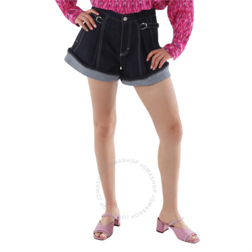 Chloe Ladies Blue Recycled Denim Shorts, Brand Size 38 (US Size 6)