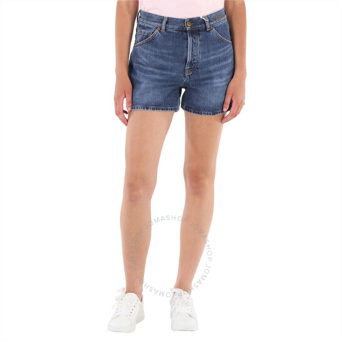Chloe Ladies Kadovar High-Waisted Denim Jean Shorts, Waist Size 31