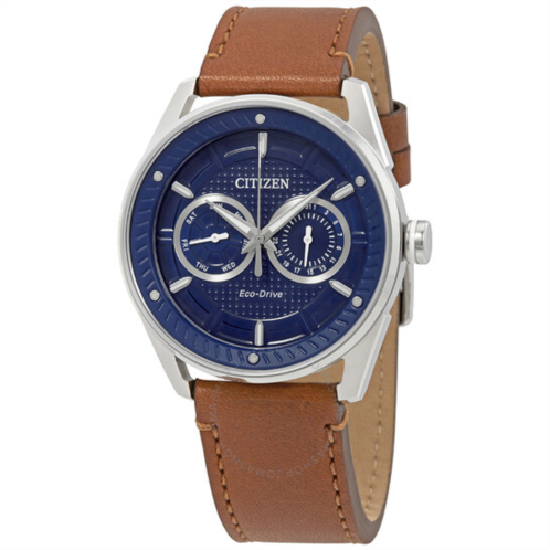 Citizen CTO Eco-Drive Navy Blue Dial Mens Watch