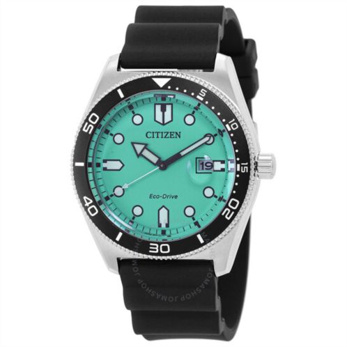 Citizen Eco-Drive Turquoise Dial Mens Watch