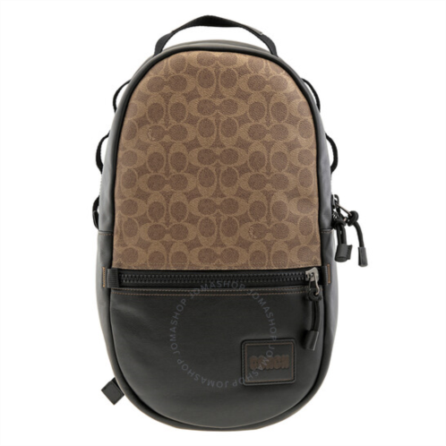 Coach Signature Canvas With Patch Pacer Backpack