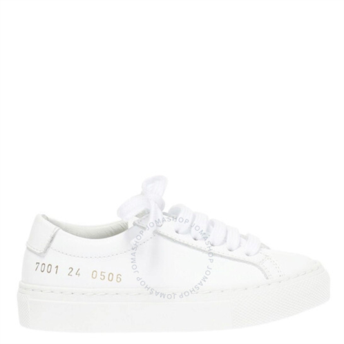 Common Projects Kids White Original Achilles Low-top Sneakers, Brand Size 29 (12 Little Kids)
