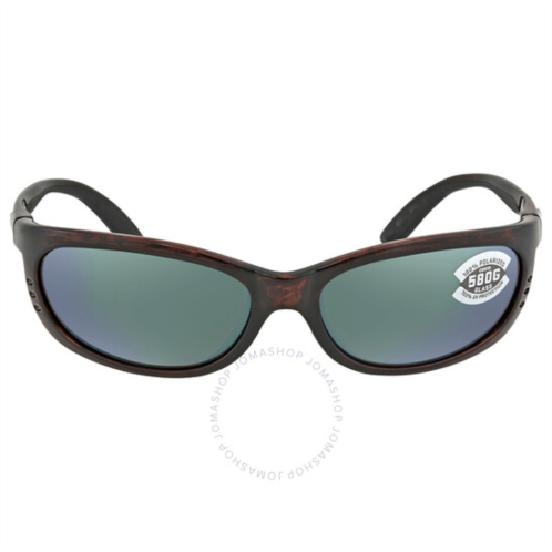 Costa Del Mar FATHOM Green Mirror Polarized Glass Mens Sunglasses FA 10 OGMGLP 61