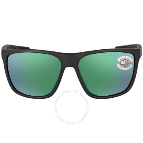 Costa Del Mar FERG XL Green Mirror Polarized Glass Mens Sunglasses