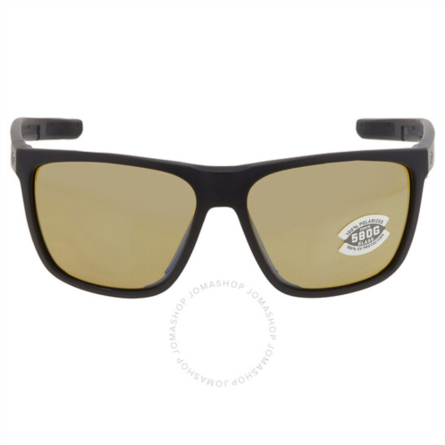 Costa Del Mar FERG XL Sunrise Silver Mirror Polarized Glass Mens Sunglasses