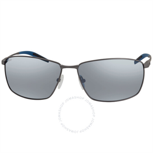 Costa Del Mar TURRET Gray Silver Mirror Polarized Polycarbonate Mens Sunglasses TRT 247 OSGP 63