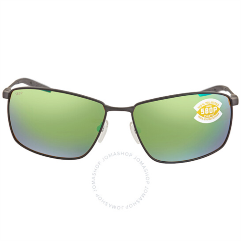Costa Del Mar TURRET Green Mirror Polarized Polycarbonate Mens Sunglasses