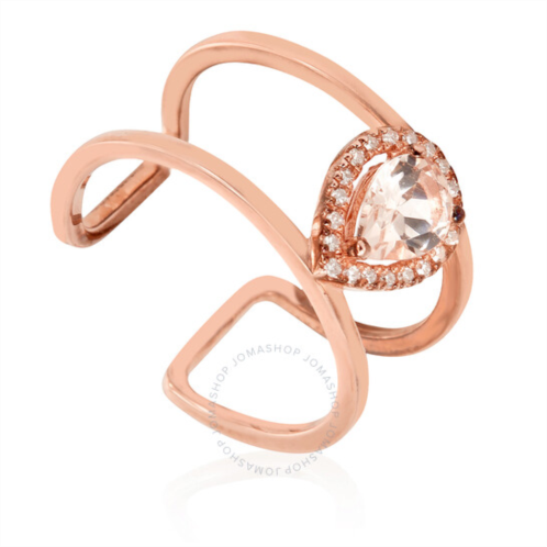 Diamanti Per Tutti Ladies Rose-gold Fusion Open Ring