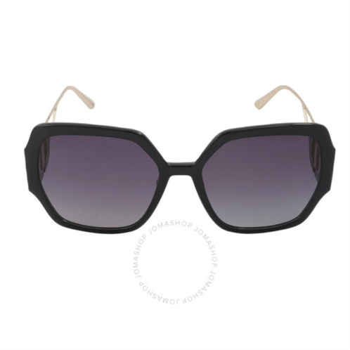 Dior Grey Gradient Oversized Ladies Sunglasses