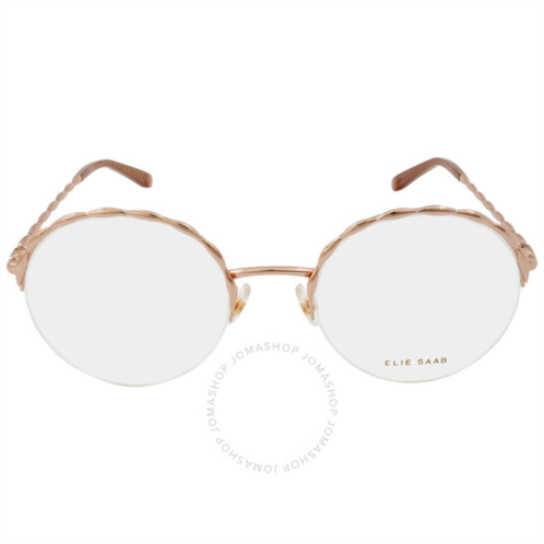 Elie Saab Demo Round Ladies Eyeglasses