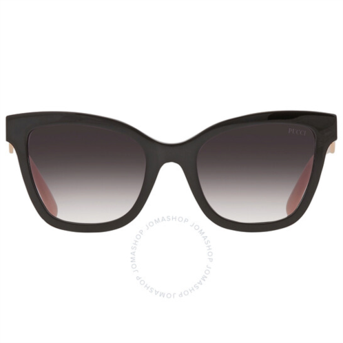 Emilio Pucci Gradient Smoke Square Ladies Sunglasses