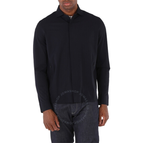 Emporio Armani Mens Black Long Sleeve Travel Shirt, Size Small