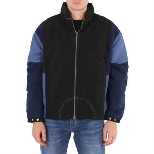 Emporio Armani Mens Colorblock Nylon Blouson Jacket, Brand Size 48 (US Size 38)