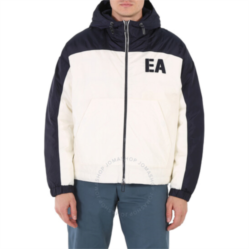 Emporio Armani Mens EA Logo Nylon Down Jacket, Brand Size 52 (US Size 42)