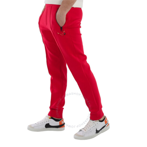 Emporio Armani Mens Red Cotton Sweatpants, Size Large