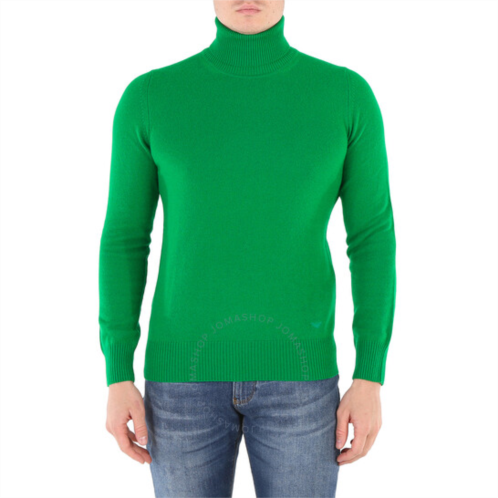 Emporio Armani Mens Verde Smeraldo Turtleneck Sweater, Size Small