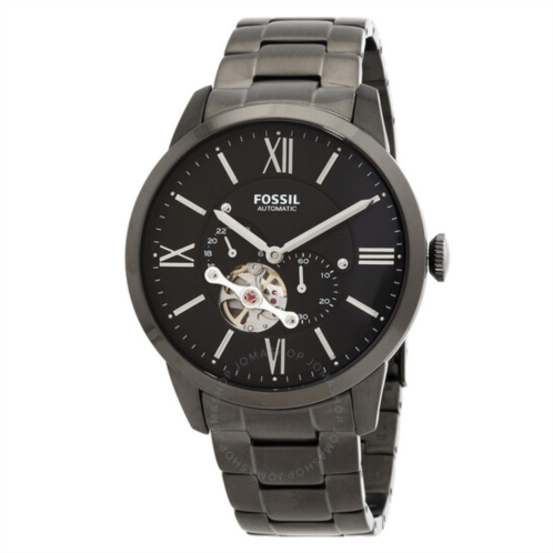Fossil Townsman Auto Automatic Black Dial Mens Watch