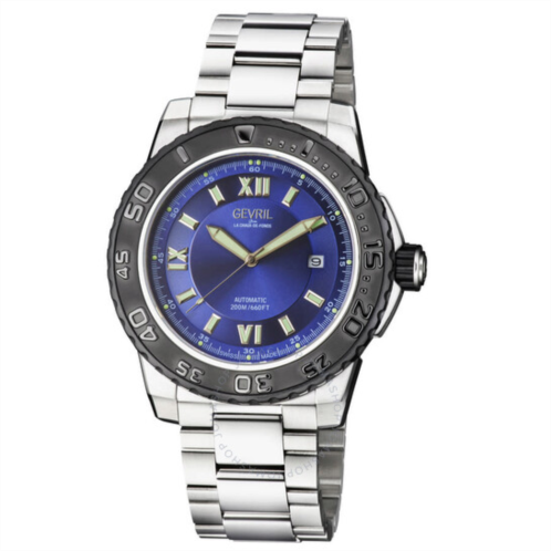 Gevril Seacloud Automatic Blue Dial Mens Watch