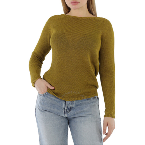 Max Mara Giolino Linen Boatneck Sweater, Size X-Small