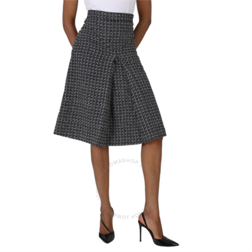 Gucci All-over Square G Patterned Midi Skirt, Brand Size 36 (US Size 4)