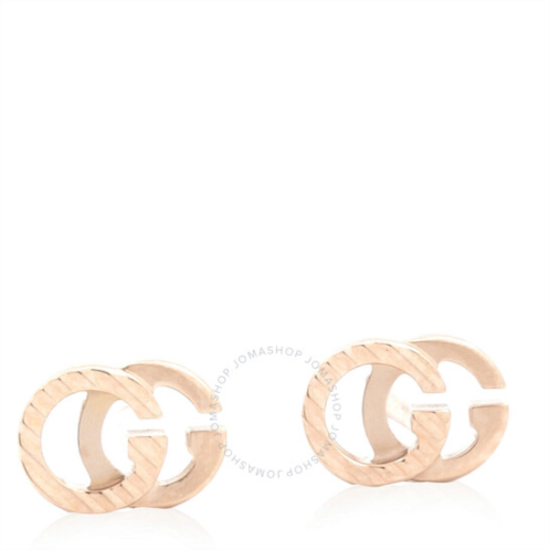 Gucci GG Running 18k rose gold earrings