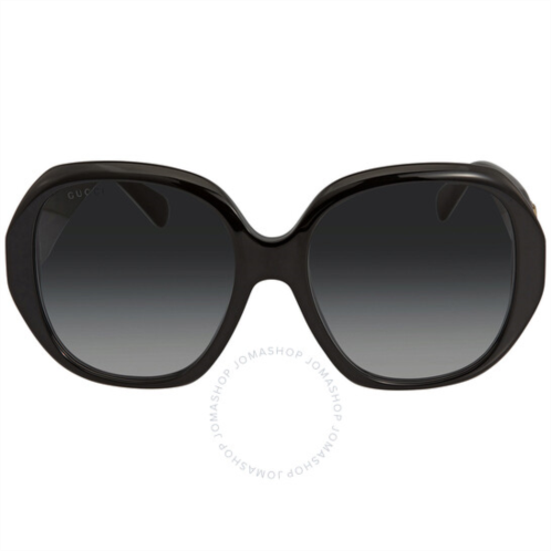 Gucci Grey Gradient Butterfly Ladies Sunglasses