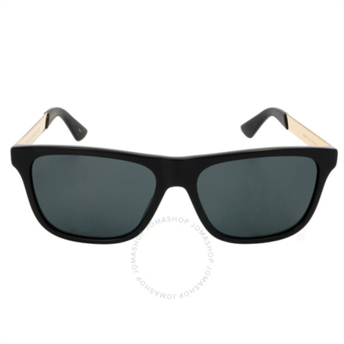 Gucci Grey Rectangular Mens Sunglasses