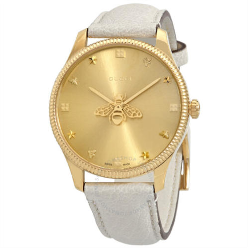 Gucci G-Timeless Quartz Gold Dial Unisex Watch