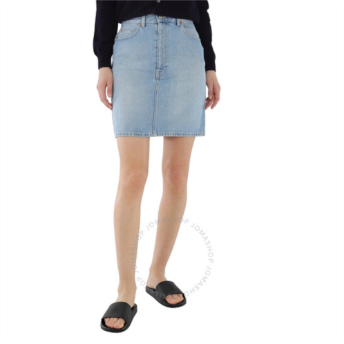 Gucci Ladies Denim Cotton Skirt, Brand Size 38 (US Size 6)