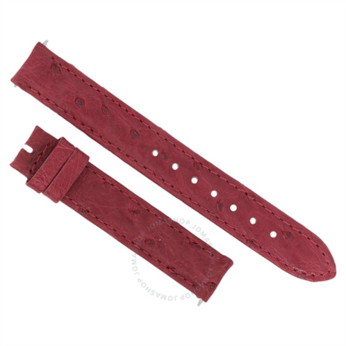 Hadley Roma Bougainvillea Pink 14 MM Ostrich Leather Strap