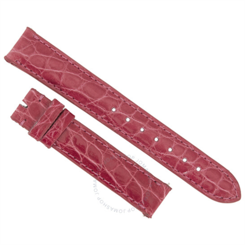 Hadley Roma Hot Pink 14 MM Alligator Leather Strap