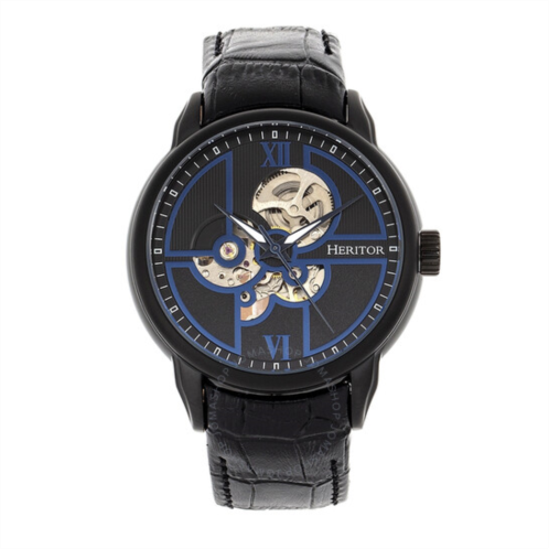 Heritor Sanford Automatic Black Dial Mens Watch