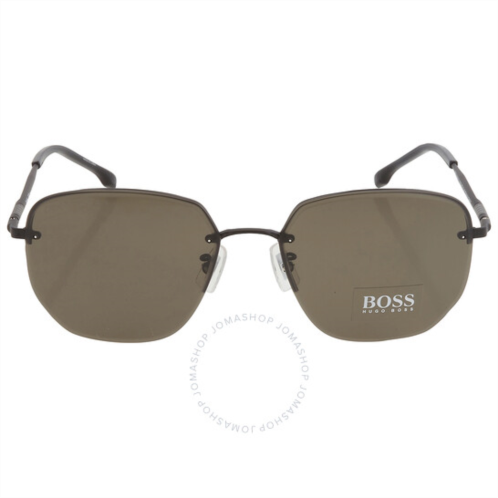 Hugo Boss Grey Square Mens Sunglasses