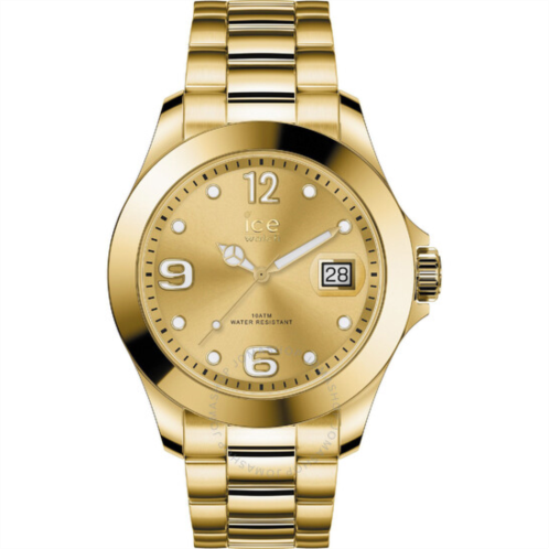 Ice-Watch Quartz Gold Dial Gold-tone Unisex Watch