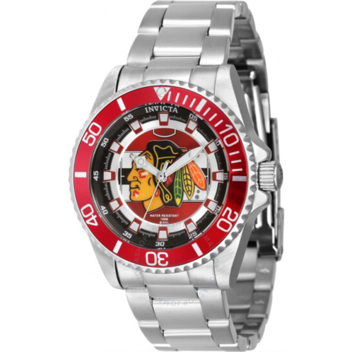 Invicta NHL Chicago Blackhawks Quartz Red Dial Ladies Watch