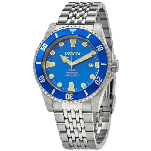 Invicta Pro Diver Automatic Blue Dial Stainless Steel Mens Watch