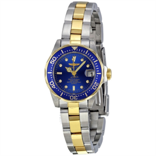 Invicta Pro Diver Blue Dial Two-tone Ladies Watch