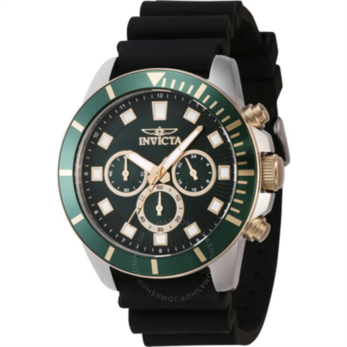Invicta Pro Diver Chronograph GMT Quartz Green Dial Mens Watch