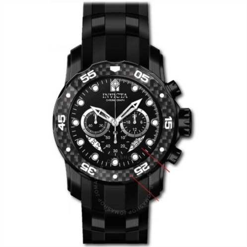 Invicta Pro Diver Zager Exclusive Chronograph Quartz Black Dial Mens Watch