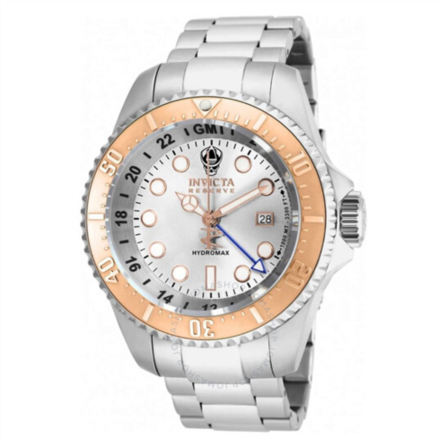 Invicta Reserve Silver Dial Stainless Steel Mens Watch