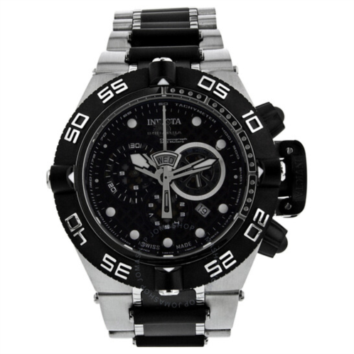 Invicta Subaqua Noma IV Chronograph Black Dial Two-Toned Stainless Steel Mens Watch
