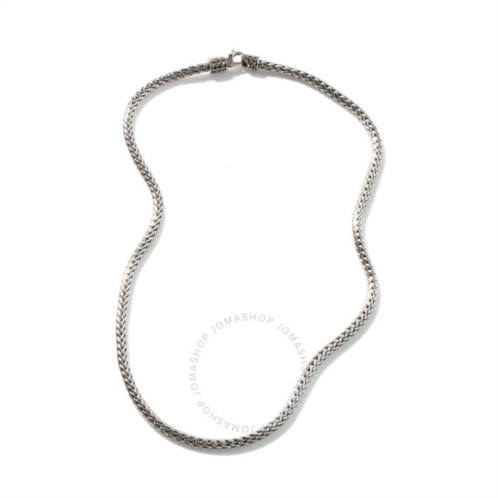 John Hardy Classic Chain Slim Oval 3.5Mm Sterling Silver Woven Necklace - Nb93cx16