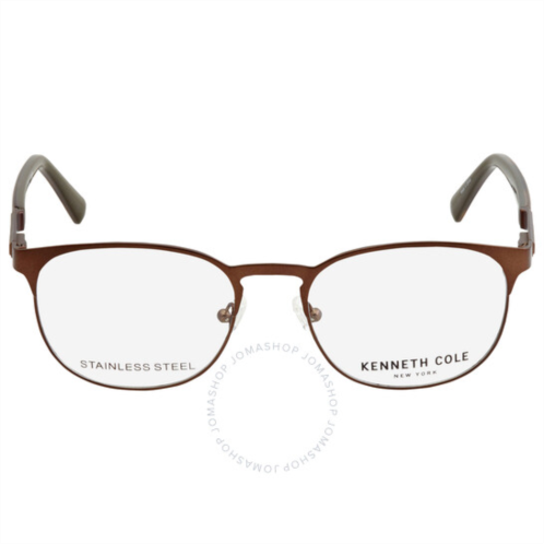 Kenneth Cole New York Unisex Brown Square Eyeglass Frames KC026704952