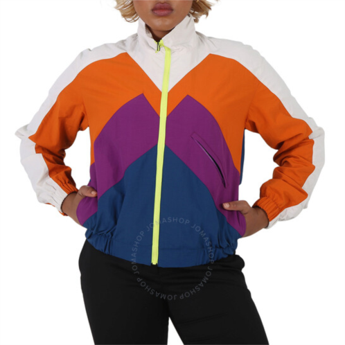 Kenzo Ladies Colorblock Sport Tracksuit Nylon Jacket, Size Small