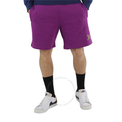Kenzo Mens Purple Sport Little X Cotton-blend Shorts, Size Small