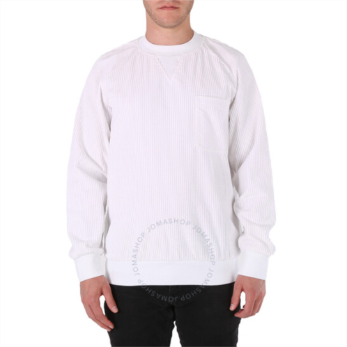 Kway Mens White Zahara Cotton Sweatshirt, Size Small