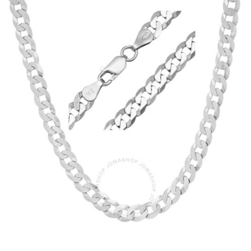 Kylie Harper Thick/Heavy Mens Italian Silver Miami Cuban Curb Chain - 22-30