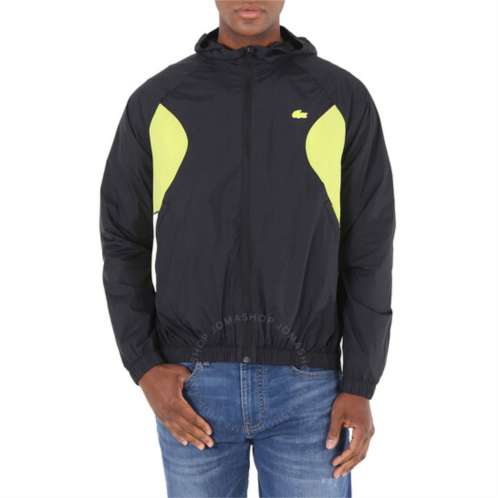 Lacoste Mens Sport Packable Nylon Windbreaker Jacket, Brand Size 50 (US Size 40)