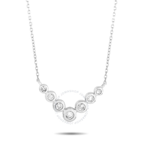 Lb Exclusive 14K White Gold 0.25 ct Diamond Pendant Necklace